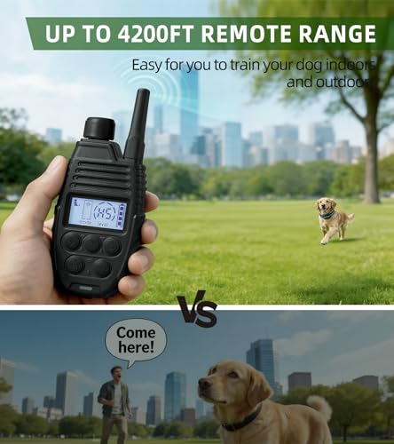 50% Off Dog Training Collar with Remote - 4200FT Range - Image 3