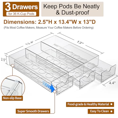 30% Off Acrylic K-Cup Organizer Holds 36 Pods - Image 2