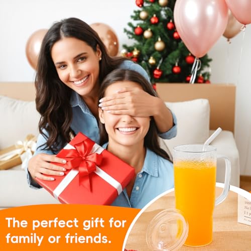 50% Off GOSCHE 24oz Glass Cups with Lids & Straws (2-Pack) - Image 6