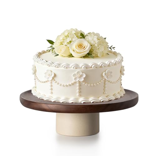 48% Off CEEFU Rustic Acacia Wood Cake Stand - Image 1