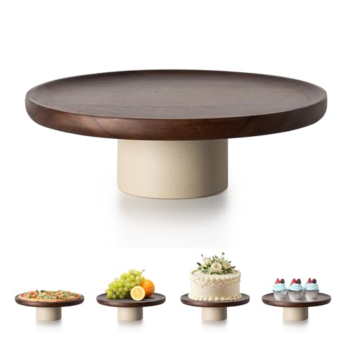 48% Off CEEFU Rustic Acacia Wood Cake Stand - Image 2