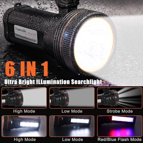 50% Off Vanvale Rechargeable Tactical LED Flashlight - Image 2