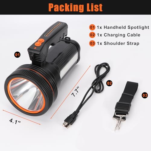 50% Off Vanvale Rechargeable Tactical LED Flashlight - Image 7