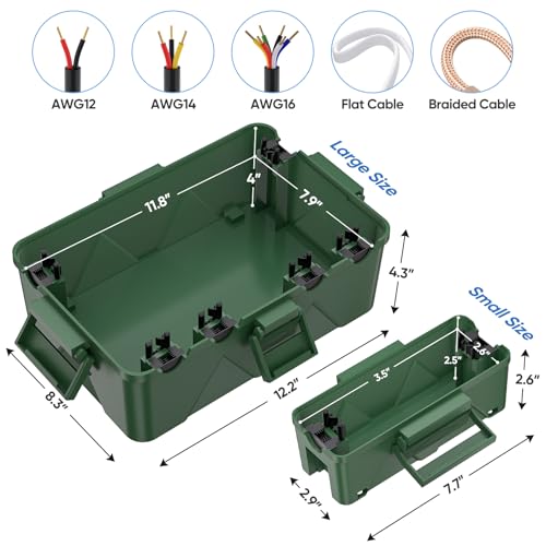 30% Off TICONN Outdoor Electrical Box for Extension Cords - Image 2