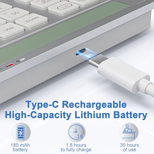 50% Off Wireless Rechargeable Bluetooth Numeric Keypad - Image 3