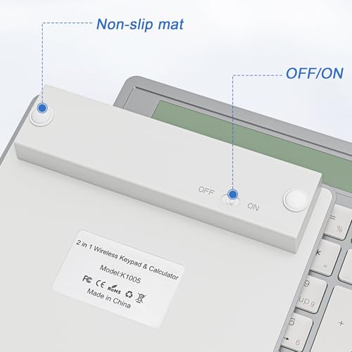 50% Off Wireless Rechargeable Bluetooth Numeric Keypad - Image 5