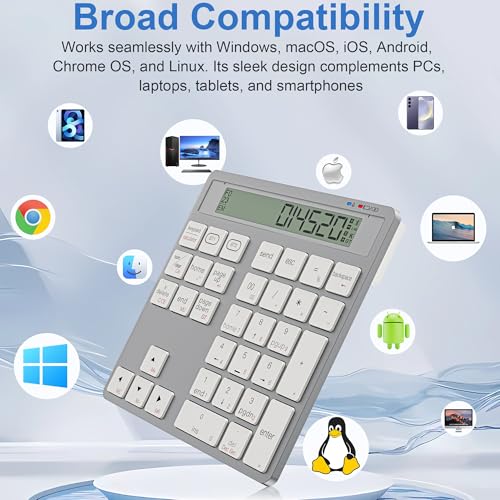 50% Off Wireless Rechargeable Bluetooth Numeric Keypad - Image 7