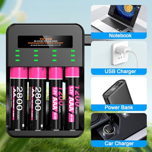 50% Off Rechargeable AA/AAA Batteries & Fast Charger - Image 5