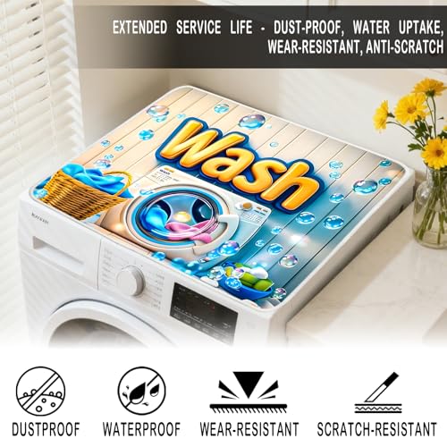 30% Off Cartoon Bubble Washer & Dryer Cover - Image 4