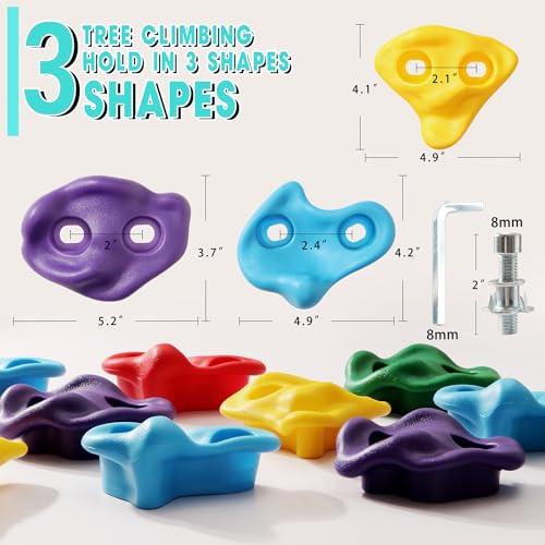 30% Off 12-Piece Rock Climbing Holds Set for Kids & Adults - Image 2