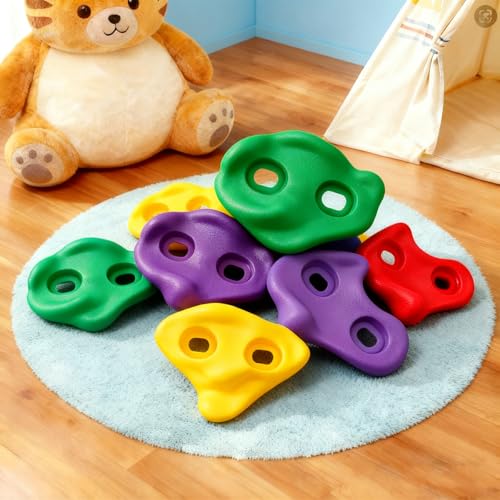 30% Off 12-Piece Rock Climbing Holds Set for Kids & Adults - Image 3