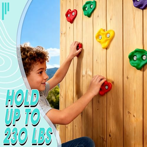 30% Off 12-Piece Rock Climbing Holds Set for Kids & Adults - Image 4