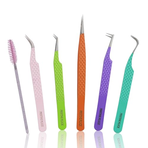 50% Off 5-Piece Eyelash Extension Tweezer Set for Professionals
