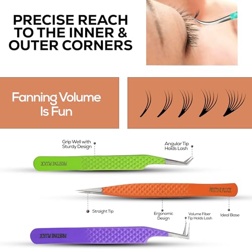 50% Off 5-Piece Eyelash Extension Tweezer Set for Professionals - Image 2
