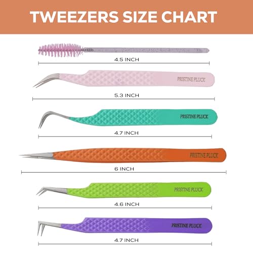50% Off 5-Piece Eyelash Extension Tweezer Set for Professionals - Image 5