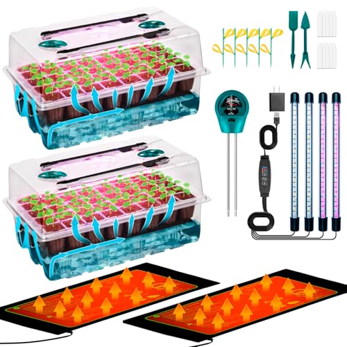 Save 53% on Hugbow Auto-Watering Seed Starter Kit with Grow Light - Image 1