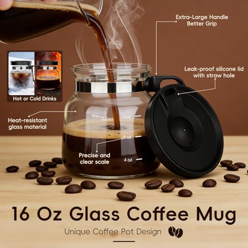 30% Off 16oz Spill-Proof Coffee Mug with Travel Lid - Image 3
