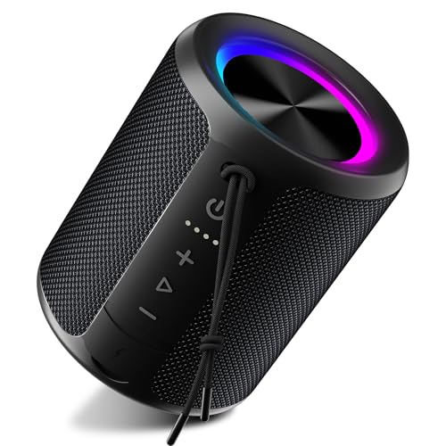 33% Off DUDGSIS IPX7 Waterproof Bluetooth Speaker with RGB Lights