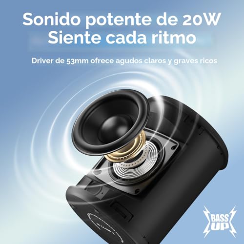 33% Off DUDGSIS IPX7 Waterproof Bluetooth Speaker with RGB Lights - Image 2