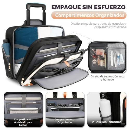 32% Off Arcoyard Rolling Laptop Bag for Women - Now $60.77 - Image 3