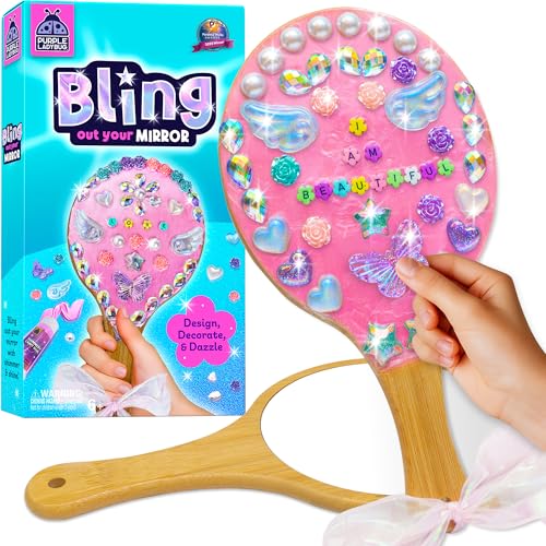 33% Off DIY Wooden Hand Mirror Craft Kit for Girls - Image 1