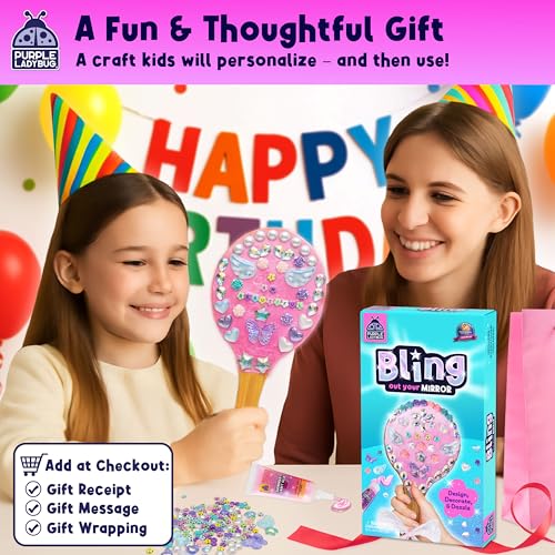 33% Off DIY Wooden Hand Mirror Craft Kit for Girls - Image 2