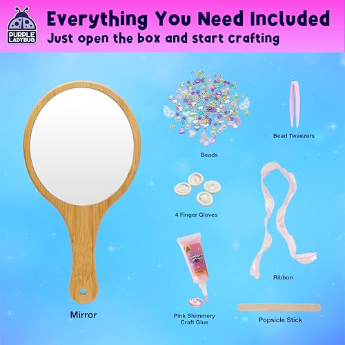 33% Off DIY Wooden Hand Mirror Craft Kit for Girls - Image 3