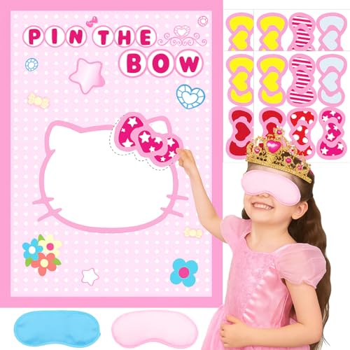 36% Off Pink Cat Birthday Party Game & Decor Set - Image 1