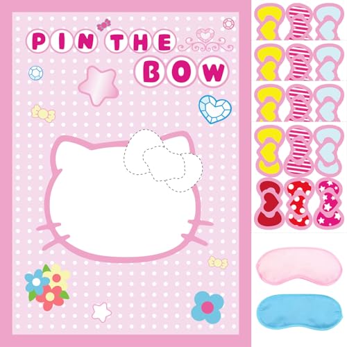 36% Off Pink Cat Birthday Party Game & Decor Set - Image 3