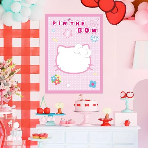 36% Off Pink Cat Birthday Party Game & Decor Set - Image 6