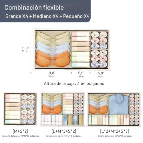 Save 37% on DIMJ 12-Pack Drawer Organizers for Closet Storage - Image 2