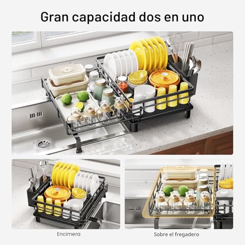 30% Off SNTD Stainless Steel Expandable Dish Drying Rack - Image 2