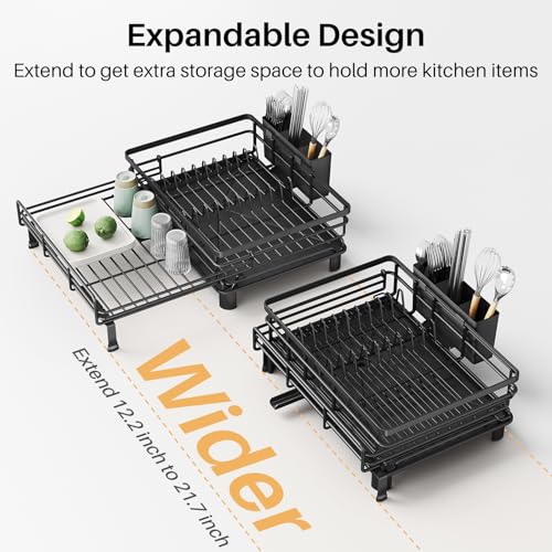 30% Off SNTD Stainless Steel Expandable Dish Drying Rack - Image 4