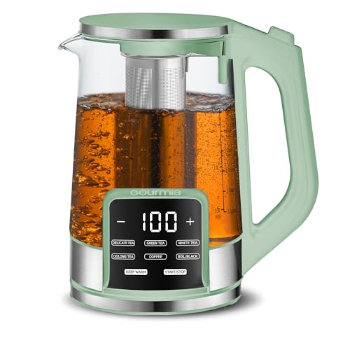 58% Off Gourmia Programmable Electric Glass Kettle - Image 1