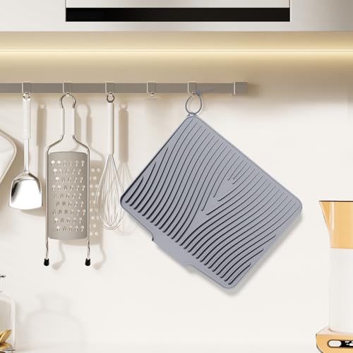 47% Off COPLIB Silicone Dish Drying Mat for Kitchen Counter - Image 6