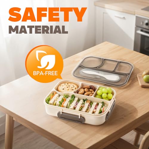 38% Off EASYFUN 4-Compartment Bento Lunch Box for Adults - Image 3