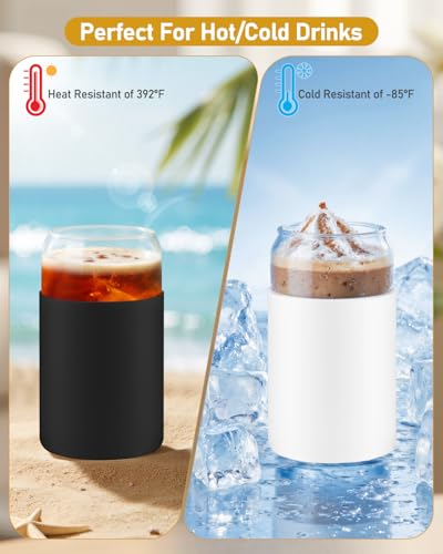 sungwoo 4-Pack Glass Cups with Lids & Straws - 37% Off - Image 5