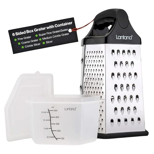 Save 33% on Lantana Stainless Steel 6-in-1 Kitchen Grater - Image 1