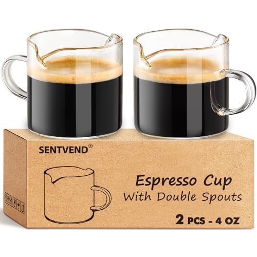 30% Off 2-Pack Espresso Glass Cups with Handle