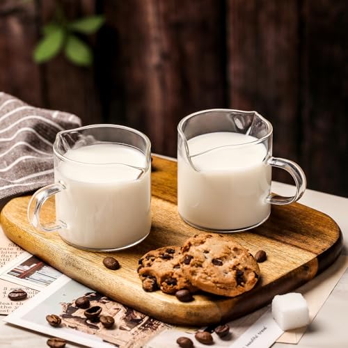 30% Off 2-Pack Espresso Glass Cups with Handle - Image 4