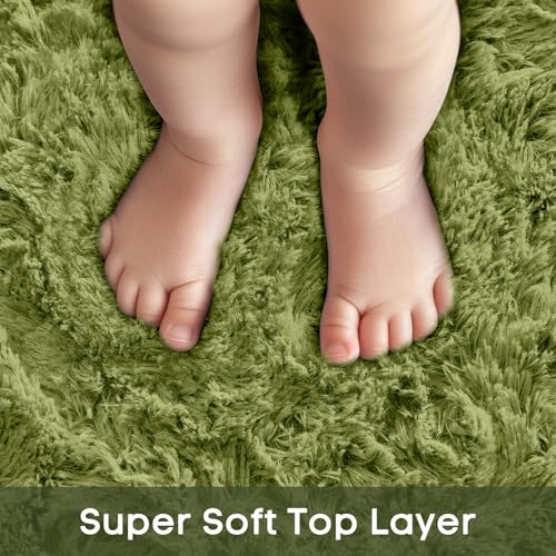 30% Off Ophanie Plush Round Rug for Kids & Dorm Rooms - Image 2