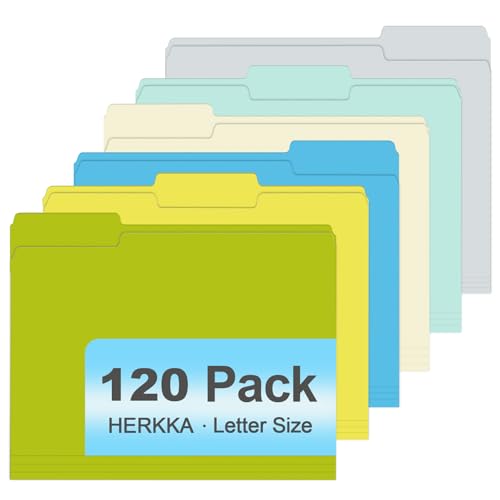 50% Off HERKKA 120-Pack Color File Folders with Tabs - Image 1