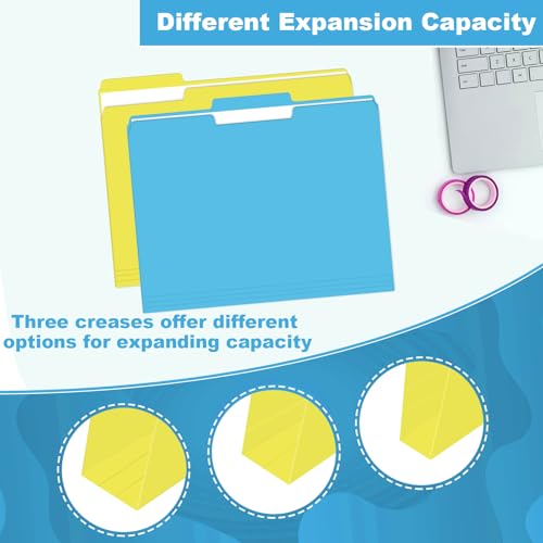 50% Off HERKKA 120-Pack Color File Folders with Tabs - Image 4