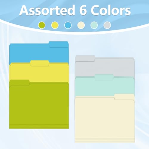 50% Off HERKKA 120-Pack Color File Folders with Tabs - Image 5