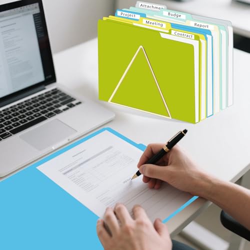 50% Off HERKKA 120-Pack Color File Folders with Tabs - Image 7