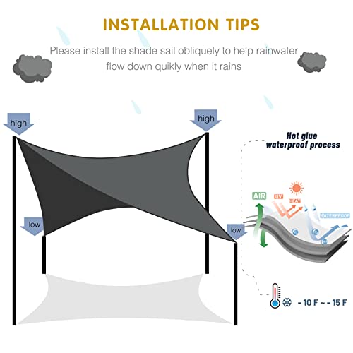 50% Off SUNNY GUARD Waterproof Sun Shade Sail - Image 6