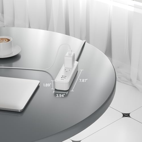 Save 50% on Flat Surge Protector Power Strip with USB Ports - Image 5