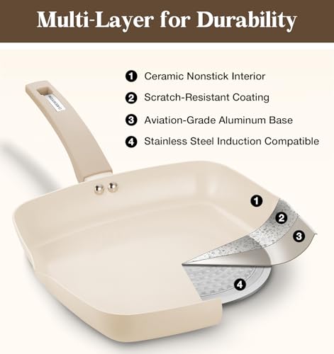 54% Off KOCH SYSTEME CS Ceramic Grill Pan with Lid - Image 6