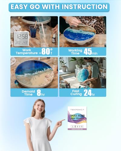 30% Off 64oz Epoxy Resin Kit for Art, Wood & Jewelry - Image 6