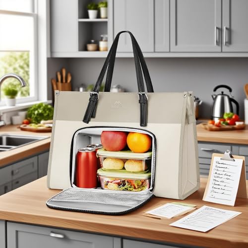 Save 30% on MATEIN 15.6" Laptop Bag with Leak-Proof Lunch Compartment - Image 3